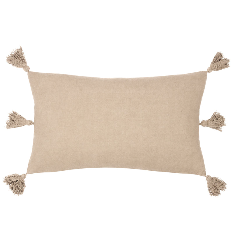 Yard Folis Cushion Cover in Stone