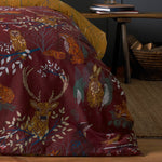 furn. Forest Fauna Woodland Duvet Cover Set in Rust