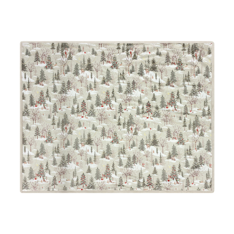 Woodland Beige Throws - Forest Festivities Faux Fur Throw Natural Furn