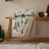 Woodland Beige Throws - Forest Festivities Faux Fur Throw Natural Furn