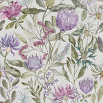 Voyage Maison Fortazela Printed Cotton Fabric in Violet