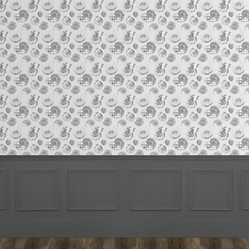 Voyage Maison Fossilium 1.4m Wide Width Wallpaper in Frost