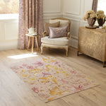 Damask Pink Rugs - Floella Printed Rug Primrose Voyage Maison