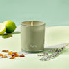 furn. Amazonia Botanica Peppermint + Citrus Scented Glass Candle in Jade