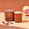 furn. Wildlings Amber, Cinnamon + Mandarin Scented Glass Candle in Warm Sienna