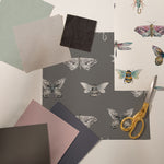 Voyage Maison Fray 1.4m Wide Width Wallpaper in Charcoal