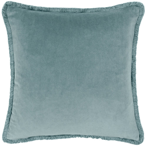 Paoletti Freya Velvet Cushion Cover in Duck Egg