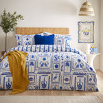 furn. Fireze Duvet Cover Set in Blue