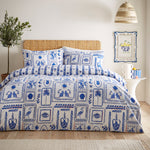 furn. Fireze Duvet Cover Set in Blue