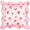 Check Pink Cushions - Fruits Cherries Gingham Check Outdoor Cushion Cover Pink Furn