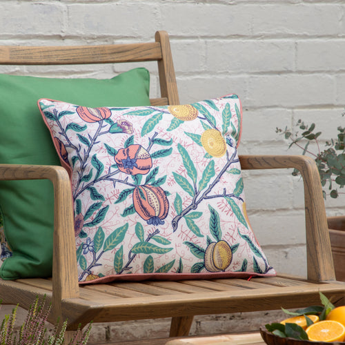 Pink Cushions - Fruits Outdoor Cushion Cover Coral/Lemon Morris & Co