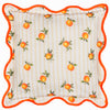 Striped Yellow Cushions - Fruits Oranges Striped Outdoor Cushion Cover Yellow Furn