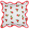Striped Blue Cushions - Fruits Strawberries Striped Outdoor Cushion Cover Blue Furn