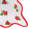Striped Blue Cushions - Fruits Strawberries Striped Outdoor Cushion Cover Blue Furn
