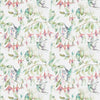 Voyage Maison Fuchsia Flight Printed Cotton Fabric in Cream