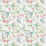 Voyage Maison Fuchsia Flight Printed Cotton Fabric in Cream