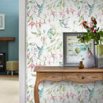 Voyage Maison Fuchsia 1.4m Wide Width Wallpaper in Flight