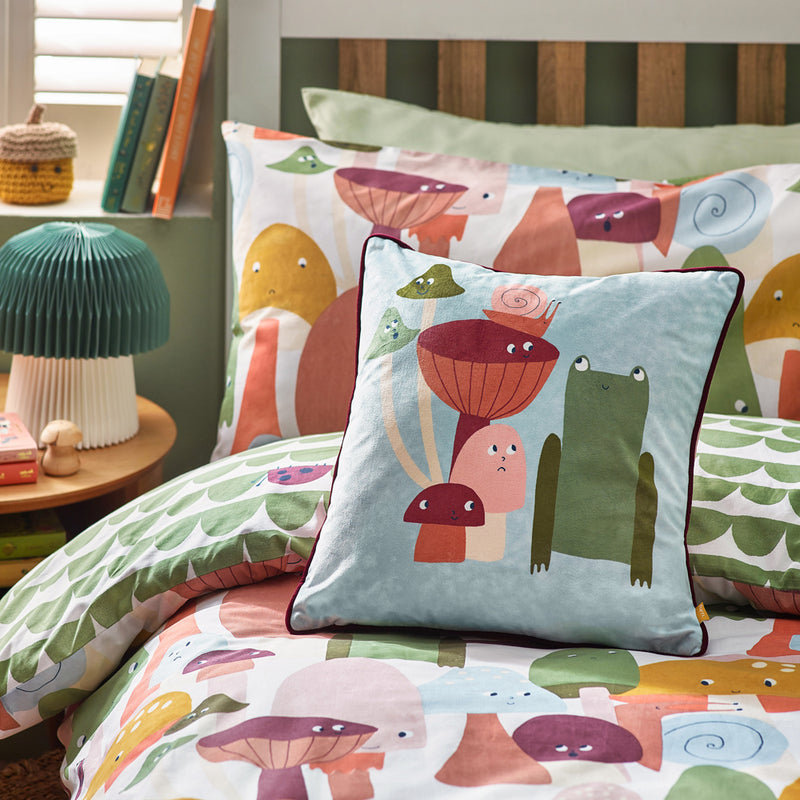 little furn. Funguys Mushroom Duvet Cover Set in Multicolour