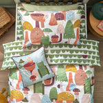 little furn. Funguys Mushroom Duvet Cover Set in Multicolour