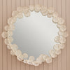 Floral Gold Accessories - Gaia  Mirror Antique White Gold Voyage Maison