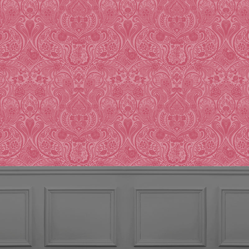 Galadriel 1.4m Wide Width Wallpaper (By The Metre) Blush