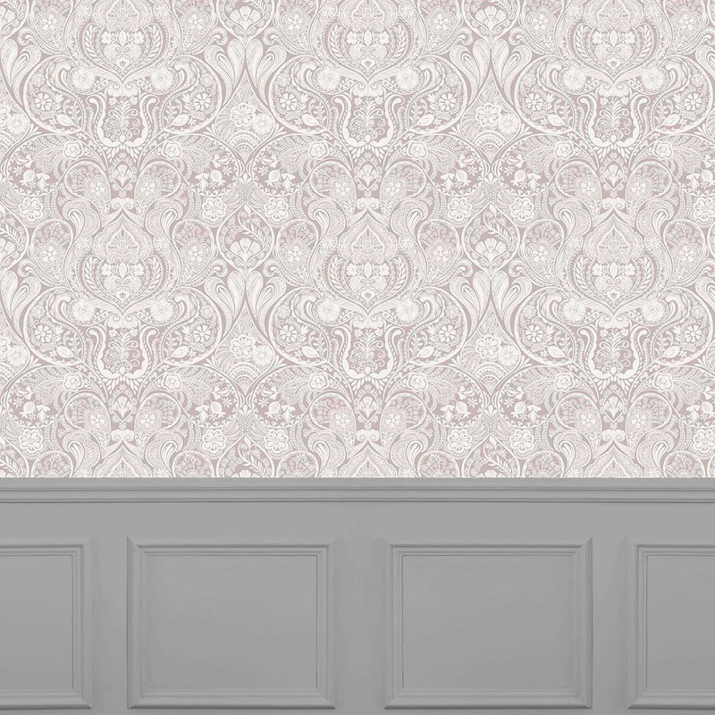 Voyage Maison Galadriel 1.4m Wide Width Wallpaper in Grape