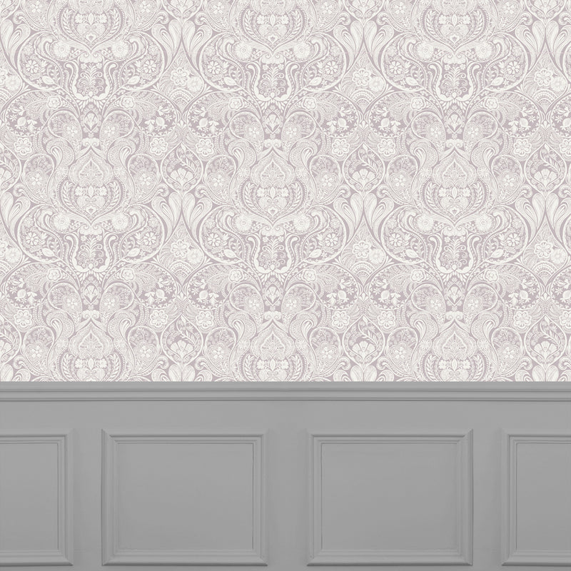 Voyage Maison Galadriel 1.4m Wide Width Wallpaper in Mulberry