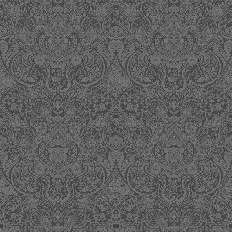 Voyage Maison Galadriel 1.4m Wide Width Wallpaper in Onyx