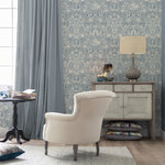 Voyage Maison Galadrial Sea 1.4m Wide Width Wallpaper in Thistle