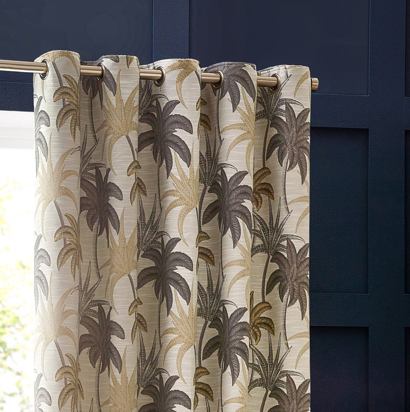 Wylder Galapagos Eyelet Curtains in Natural