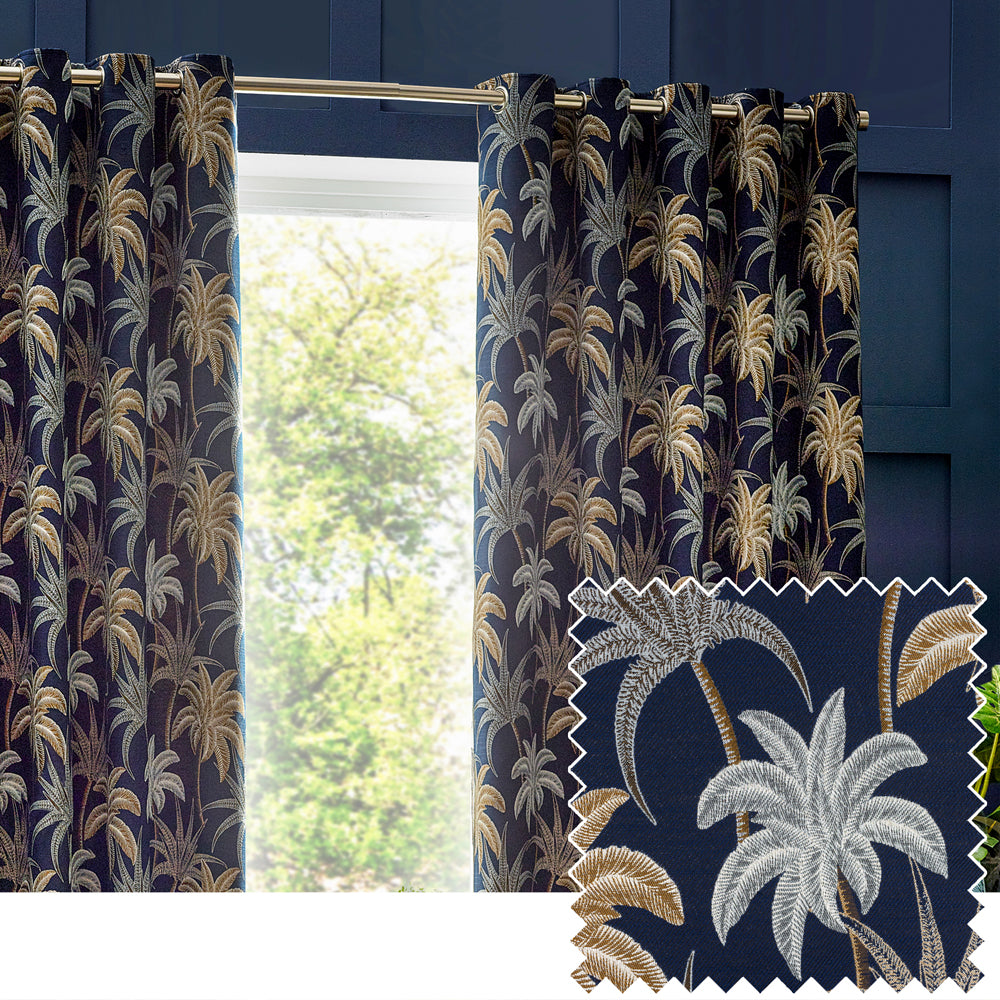 Riva Paoletti Tenda A Occhiello Zurich, Tessuto Jacquard Floreale, Con Rivestimento, Colore Champagne, 168x183 Cm, Per Soggiorno E Camera