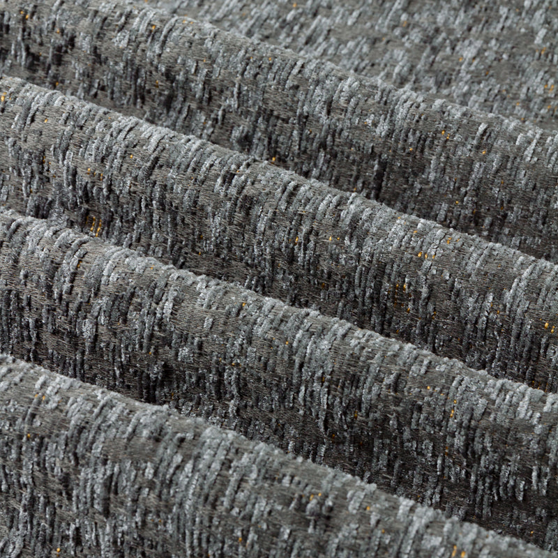 Plain Grey Curtains - Galaxy Chenille Room Darkening Eyelet Curtains Charcoal Paoletti