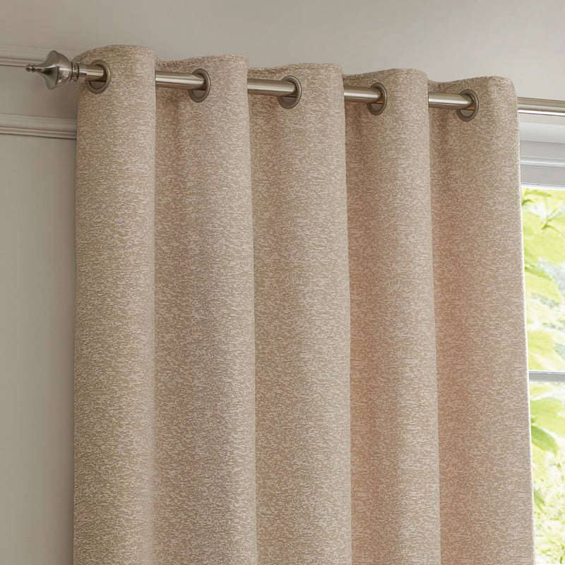  Curtains - Galaxy  Eyelet Curtains Blush Paoletti