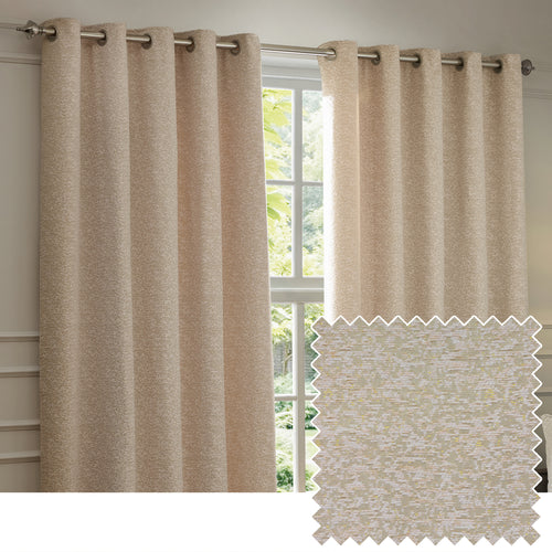  Curtains - Galaxy  Eyelet Curtains Blush Paoletti