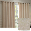 Plain Pink Curtains - Galaxy Chenille Room Darkening Eyelet Curtains Blush Paoletti