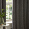  Curtains - Galaxy  Eyelet Curtains Charcoal Paoletti