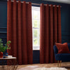 Paoletti Galaxy Room Darkening Eyelet Curtains in Copper