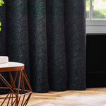 Paoletti Galaxy Room Darkening Eyelet Curtains in Emerald