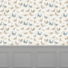 Voyage Maison Gamebirds 1.4m Wide Width Wallpaper in Cream