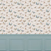 Game Birds 1.4m Wide Width Wallpaper (By The Metre) Linen