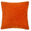 Striped Orange Cushions - Garda Corduroy Piped Cushion Cover Brick furn.