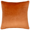 Striped Orange Cushions - Garda Corduroy Piped Cushion Cover Brick furn.