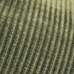 Striped Green Cushions - Garda Corduroy Piped Cushion Cover Leaf Green furn.