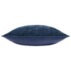 Striped Blue Cushions - Garda Corduroy Piped Cushion Cover Navy furn.