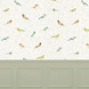 Voyage Maison Garden Birds 1.4m Wide Width Wallpaper in Large