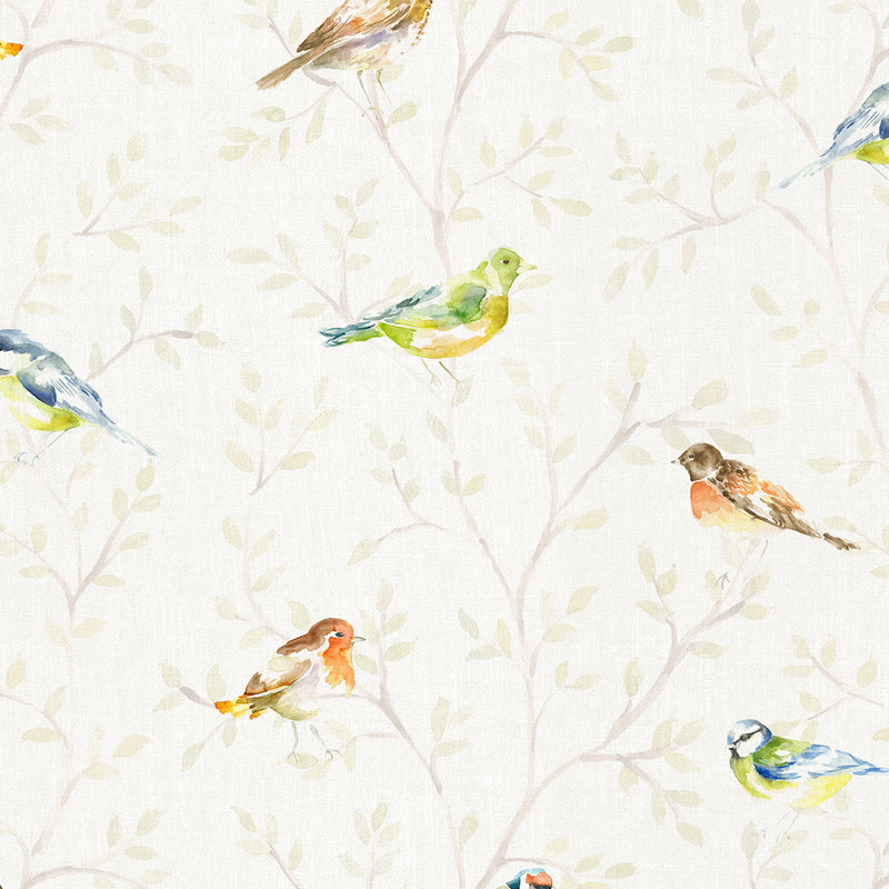 Garden Birds Wallpaper Sample Large