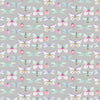 Voyage Maison Garden Wings Printed Oil Cloth Fabric (By The Metre) in Pastel