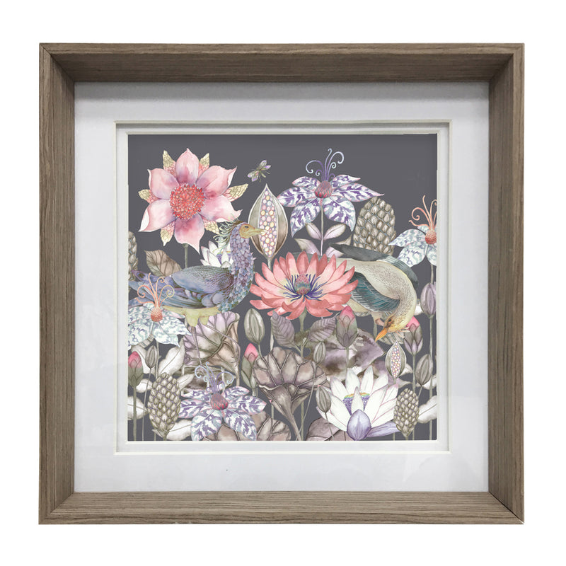 Voyage Maison Garuda Framed Print in Nut/Amethyst