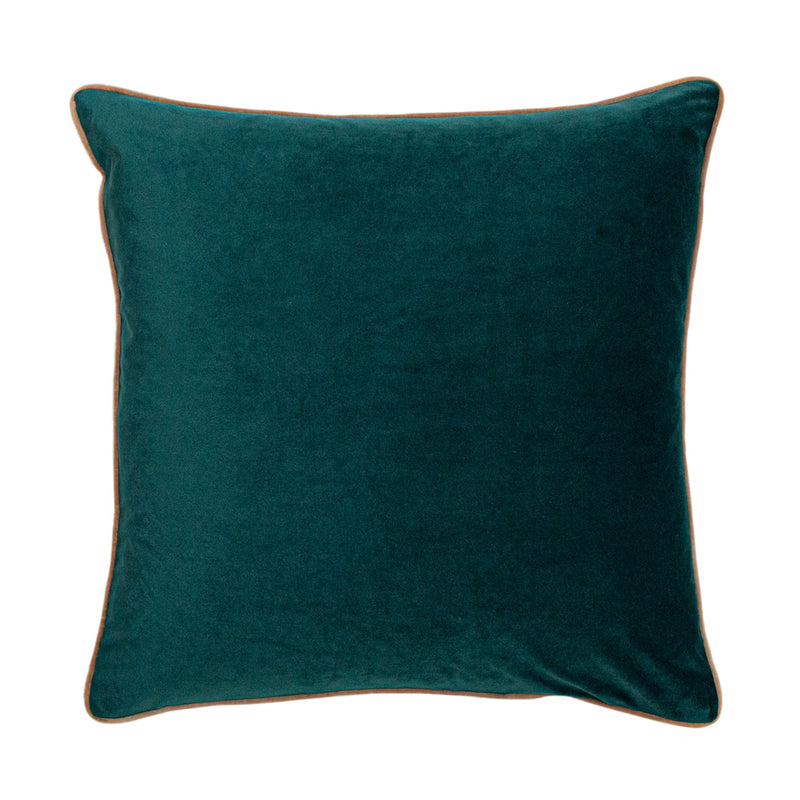 furn. Gemini Double Piped Cushion Cover in Teal