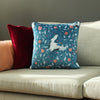 Paoletti Georgiana Botanical Cushion Cover in Slate Blue